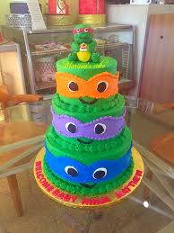 We've done a little bit of everything as you can see below. Foursquare Ninja Turtles Birthday Party Ninja Turtle Birthday Turtle Baby Shower Cake