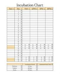 using an incubation chart free printable best egg laying