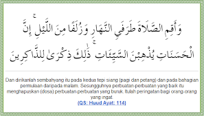 Selain dapat membuat hati nyaman, melaksanakan sholat bisa membersihkan tubuh dari dosa. Ayat Quran Tentang Solat Ayat Al Quran Tentang Solat Selain Dapat Membuat Hati Nyaman Melaksanakan Sholat Bisa Membersihkan Tubuh Dari Dosa Cgyusiga