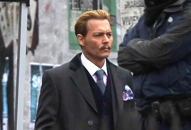 Johnny Depp Begins Filming 'Mortdecai' in London - Reel Life With Jane
