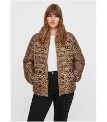 Doudoune courte matelassée imprimée fleurie castaluna. Doudoune Courte Fine Et Legere Grande Taille Leopard Junarose