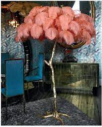 2020 hot sell chinese manufacturer bedside lampara popular desk reading light modern led dark green ostrich feather table lamp. Ostrich Feather Lamp Pocketmags Com