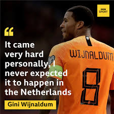 This gif by gini wijnaldum has everything: Match Of The Day No Twitter Gini Wijnaldum And Frenkie De Jong Used Their Goal Celebration Last Night To Make A Stand Against Racism