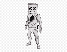 Notice how the lines slope so that the entire square tilts to the right. How To Draw Marshmello From Fortnite Marshmello Emoji Marshmello Emoji Free Transparent Emoji Emojipng Com