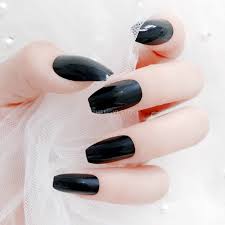 1,140 black tip acrylic nails products are offered for sale by suppliers on alibaba.com, of. 24pcs Long Black Ballerina Fake Nails Coffin White Clear Acrylic Nail Tips Extension Removable Artificial False Nails Adhesive False Nails Aliexpress