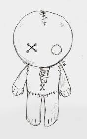 Emo Doll By Imaginary Alchemist Cool Easy Drawings Cute Easy Drawings Scary Drawings