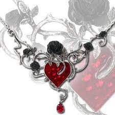 Neckless Of The Bleeding Heart Alchemy Gothic Jewelry Gothic Jewelry Punk Rock Jewelry