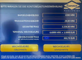The rd calculator will give you total savings for the set interest rate. Cash Machines Croatia Cost Trap Exchange Rate On Vacation