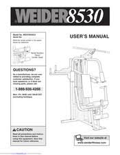 Weider 8530 User Manual Pdf Download