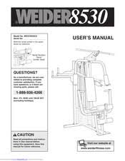 weider 8530 user manual pdf download