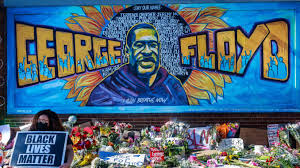 How long was george floyd held down for? Murals Of George Floyd Emerge Around The World