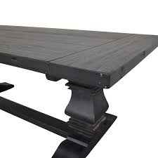 Sand and clean the pieces of furniture. 63 Off Restoration Hardware Restoration Hardware Salvaged Wood Trestle Rectangular Extension Dining Table Tables