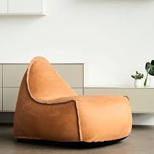 retroit dunes cognac luxury bean bag chairs blue chairs living room leather lounge chair