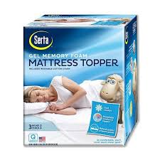 Serta 3 Inch Deep Pocket Gel Memory Foam Mattress Topper Foam Mattress Topper Memory Foam Mattress Topper Mattress Topper