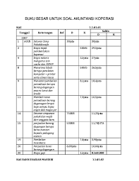 22.000.000 dan dibayar tunai sbesar rp.7.000.000 dan. Doc Akuntansi Koperasi Buku Besar Roundhy Wina Academia Edu