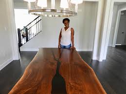 Each with a 90 day workmanship guarantee. Custom Epoxy River Dining Tables For Sale Online 1 900 Live Edge