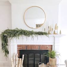 Don't you love the colors? Diy Faux Asymmetrical Christmas Garland Idea Hello Central Avenue