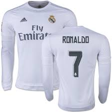 Fanatics.com offers the new juventus cristiano ronaldo jerseys for youth, men and women and in all the popular styles so you can welcome one of the greatest players to italy. 15 16 Real Madrid Cf 7 Cristiano Ronaldo White Home Authentic Long Sleeve Shirt Soccer Jersey