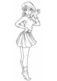Dibujos Para Colorear De Chicas