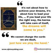 Book Review The Last Lecture By Randy Pausch Njkinny S Blog