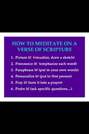 How To Meditate On Scripture Bible Meditations Positive Affirmations Quotes Words
