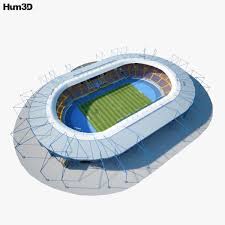 3d Model Of Metalist Stadium 3d Model Stadium Scene Setup