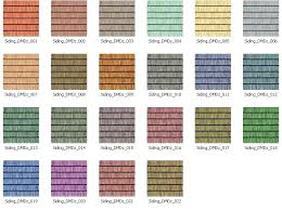 Vinyl Siding Color Chart Vytec Colors