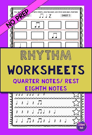 Variety Of Rhythm Worksheets With Eighth And Quarter Notes And Quarter Rest Rhythm Worksheets Rhythm Activities Music Worksheets