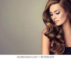 Beautiful Girl With Long Wavy And Shiny Hair Brunette Woman With Curly Hairstyle Black Hair Dye Model Hair Shiny Hair