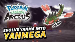 How to evolve YANMA into YANMEGA | Pokemon Legends Arceus - YouTube