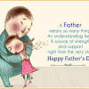 Growing up under the eyes of a caring dad can be the greatest gift anyone can cherish. 1