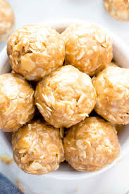 4 Ingredient No Bake Peanut Butter Coconut Energy Bites Gluten Free Vegan Dairy Free One Bowl Protein Packed Beaming Baker