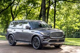 2020 Infiniti Qx80 It May Be A Brawler Under Its Fancy Linen But It Sure Cleans Up Good Infiniti Infiniti Qx 80 Infinity Suv