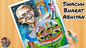A preview of the pdf is not available. How To Draw Painting On Swachh Bharat Abhiyan Step By Step For Drawing Competition Youtube