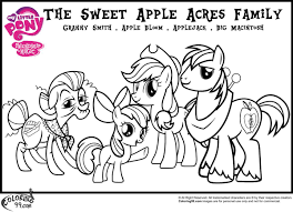Mlp Apple Family Coloring Pages Minister Coloring Family Coloring Pages My Little Pony Coloring Family Coloring