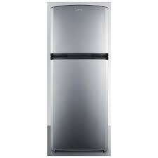 Outdoor freezers are great for adding extra storage, camping trips, outdoor barbecues, and even for use as an everyday. Summit 26 12 9 Cu Ft Top Freezer Refrigerator Stainless Steel Pcrichard Com Ff1427ss