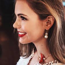 KJP Pearl Chandelier Gold Pearl Drop Earrings