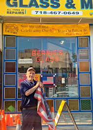 Frameless glass doors