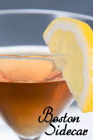 Want A Fun Sour Drink Try A Boston Sidecar Recipe Sour Drink Anniversary Food Brandy Cocktails