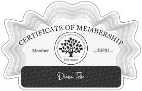 Diana Tello: IxDF Membership Certificate