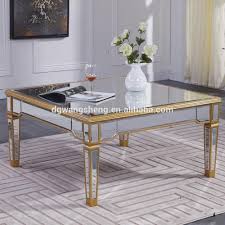 Explore latest glass dining table, glass top dining table, round glass dining tables, dining room tables and other kitchen tables at fgm. Elegant Florentine Leaf Gold Finish Mirrored Coffee Table Buy Glass Coffee Tables Modern Coffee Table Homemade Coffee Table Product On Alibaba Com