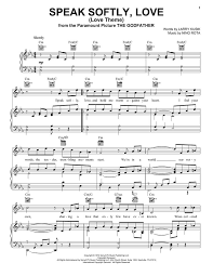 Speak softly love tab by andy williams with chords drawings, easy version, 12 key variations and much more. Andy Williams Speak Softly Love Love Theme Sheet Music And Printable Pdf Music Notes Sheet Music Notes Andy Williams Sheet Music