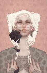 Mystery Art Print By Chantal Horeis In 2021 Art Illustration Art Drawing Grunge Art