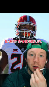 Barry Sanders’ son!! #nfl #nflfootball #cfb #nflfacts #nflplayers #fyp