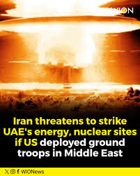 Amid reports of United States gearing up to deploy troops from the 82nd  Airborne Division to the Middle East and a possible ground operation in the  Kharg Island, Iran has threatened to