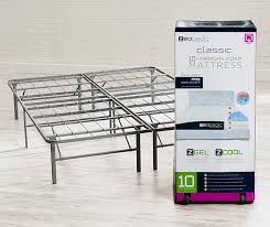 Zeopedic Classic 10 Queen Gel Infused Memory Foam Mattress In A Box Frame Collection At Big Lots Foam Mattress Memory Foam Mattress Mattress
