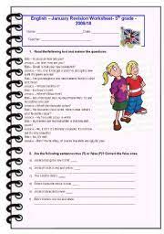 5th Grade January Test Esl Worksheet By Diana Parracho