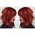 Wavy Shoulder Length Copper Hair