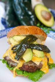 Poblano Queso Taco Burgers Couple In The Kitchen Taco Burger Poblano Queso Cheese