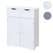 Kommode schrank glastuer weiss elbmoebel. Kommode Hwc B65 Schubladenschrank Schrank 2 Schubladen Und 2 Turen 80x70x35cm Weiss